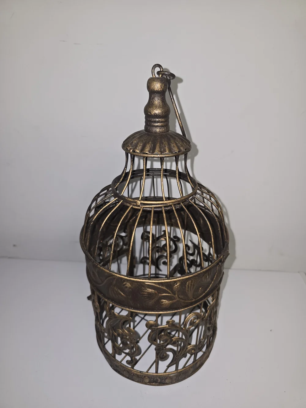 Decorative Bronze Birdcage Accent - Home Accents